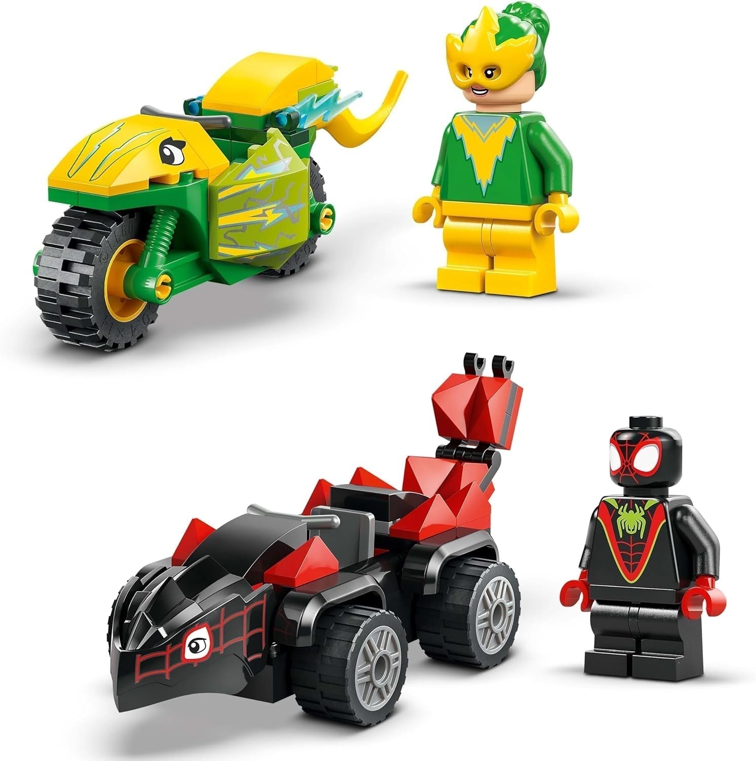 LEGO Marvel Action Fun With Spin And Electro In Their Dino Speedsters, Buildable Superhero Car For Boys And Girls From 4 Years, Hero Set With Toy Car, Spidey And His Super Friends 11198 Building Sets Beuche den LEGO-Store