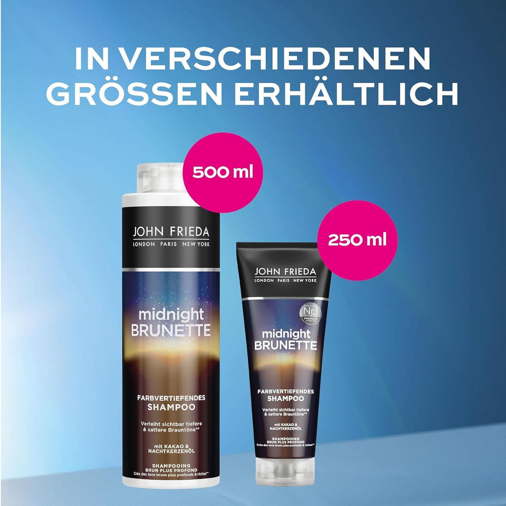 John Frieda - Midnight Brunette Shampoo, 250 ml Shower and bath Naty Shop