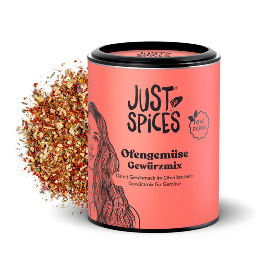 Just Spices Gemüse Allrounder I Jedes Gemüse von Aubergine bis Zucchini lecker würzen I Gewürzdose, 75 g