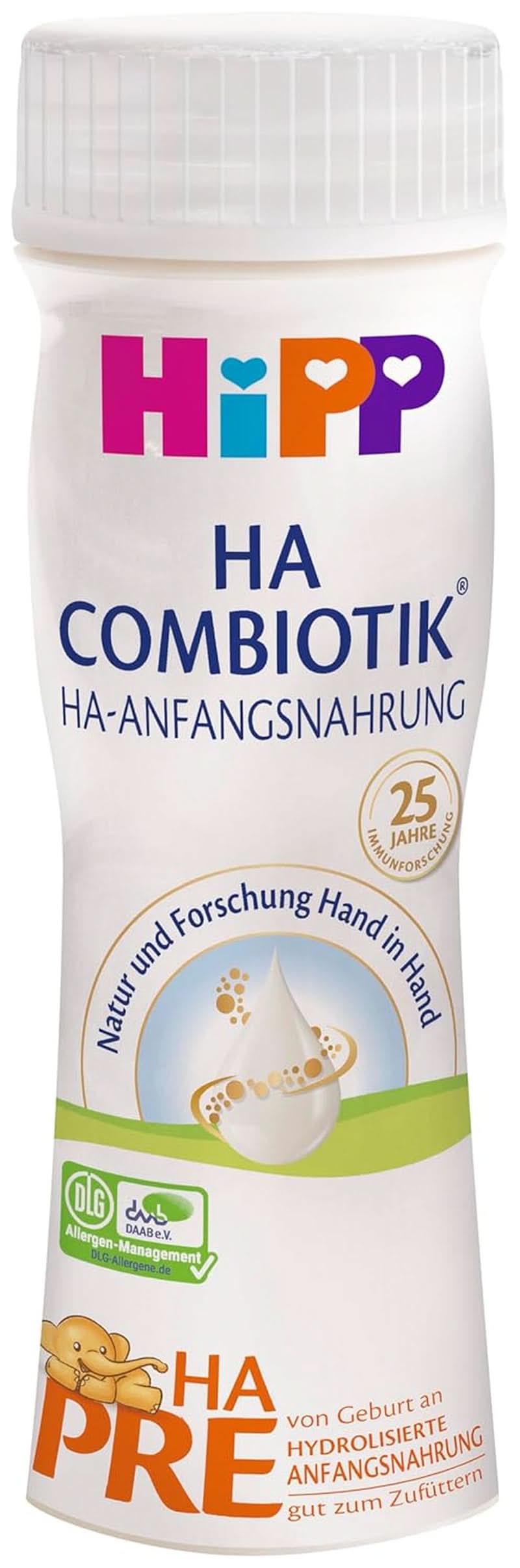 Hipp Pre HA Combiotik 200 ml, pack of 6 (6 x 200 ml) Naty Shop Default Title