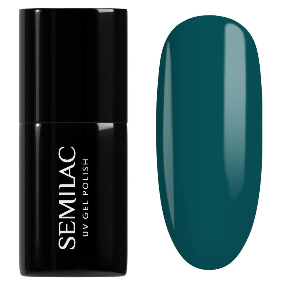 UV Nail Polish Semilac Hybrid 309 Pine Green 7ml Festive Wonder Colors Collection
