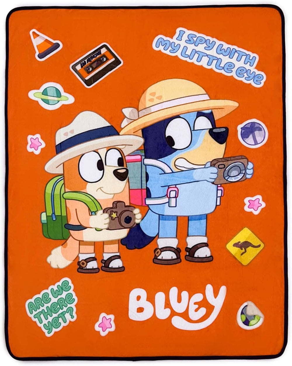 Northwest Bluey Silk Touch Blanket, 116.8 X 152.4 Cm, Roadtrip Northwest Beds and Blankets