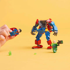 LEGO DC Superman Mech Vs. Lex Luthor - Superhero Toy with 2 Minifigures - Buildable Action Figure with Movable Arms, Legs and Fingers - Gift for Boys and Girls Ages 6+ 76302 Building Sets Besuche den LEGO-Store