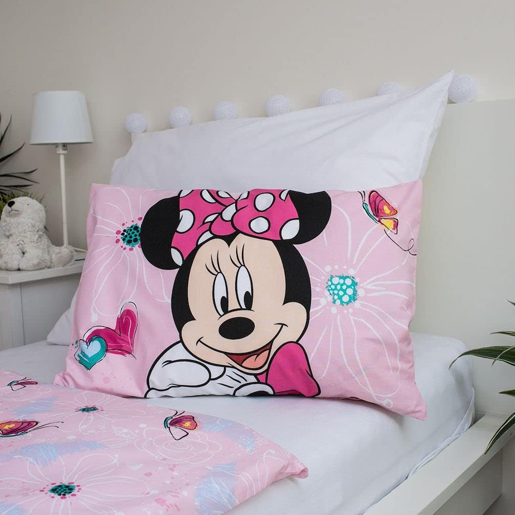 Set lenjerie de pat pentru copii Minnie Mouse, bumbac Lenjerie de pat - copii Naty Shop