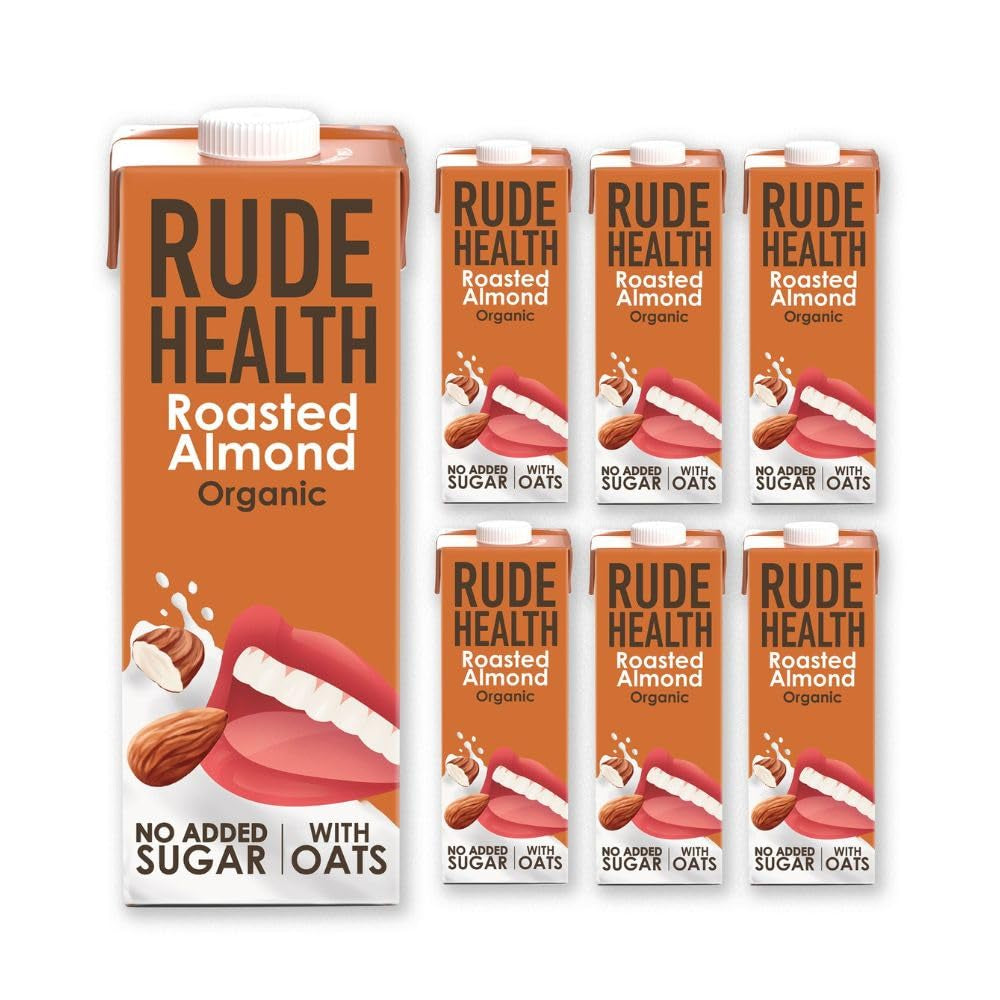 Rude Health 6 x 1 Liter Bio-Cashew-Drink, 100% natural Bio-Getränk, glutenfrei, ungesüßt, preisgekrönt, gesund & vegan, 100% recycelbare Verpackung