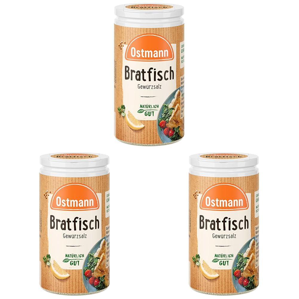 Ostmann Gewürze - Bratfisch Gewürzsalz | Nachfüllbare & recyclable Verpackung | 50 g in Der Streudose