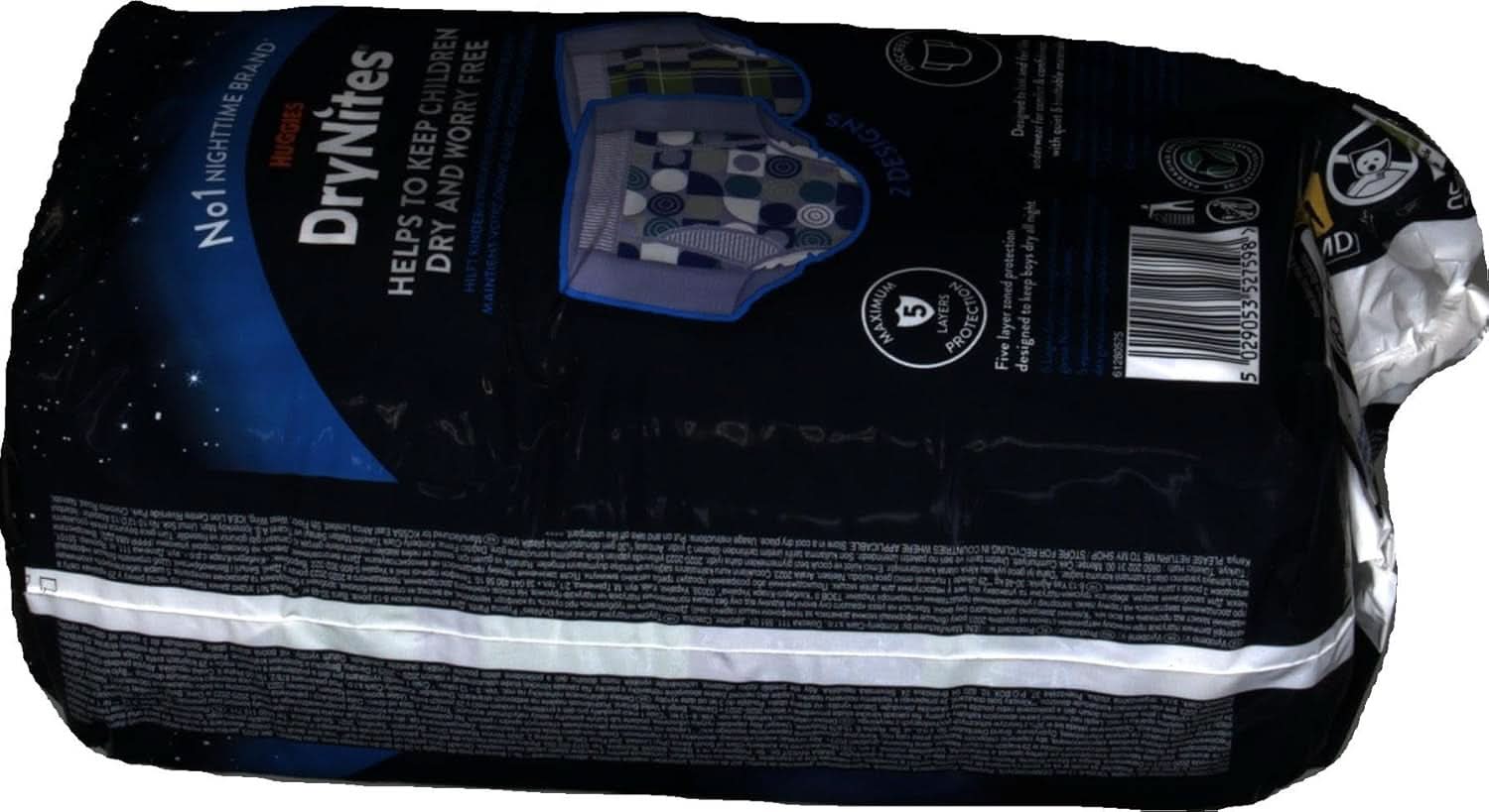 Huggies Drynites Super absorbent night diapers, for boys 8-13 years (30-48 kg), 9 pcs Mother and Child Naty Shop