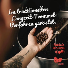 BLANK ROAST - Barista Tattoo Espresso - 1000g - im Langzeit Trommel-Röstverfahren geröstet - Bohnen aus den besten Anbaugebieten - Premium Arabica & Edel Robusta - schokoladig & nussig - säurearm