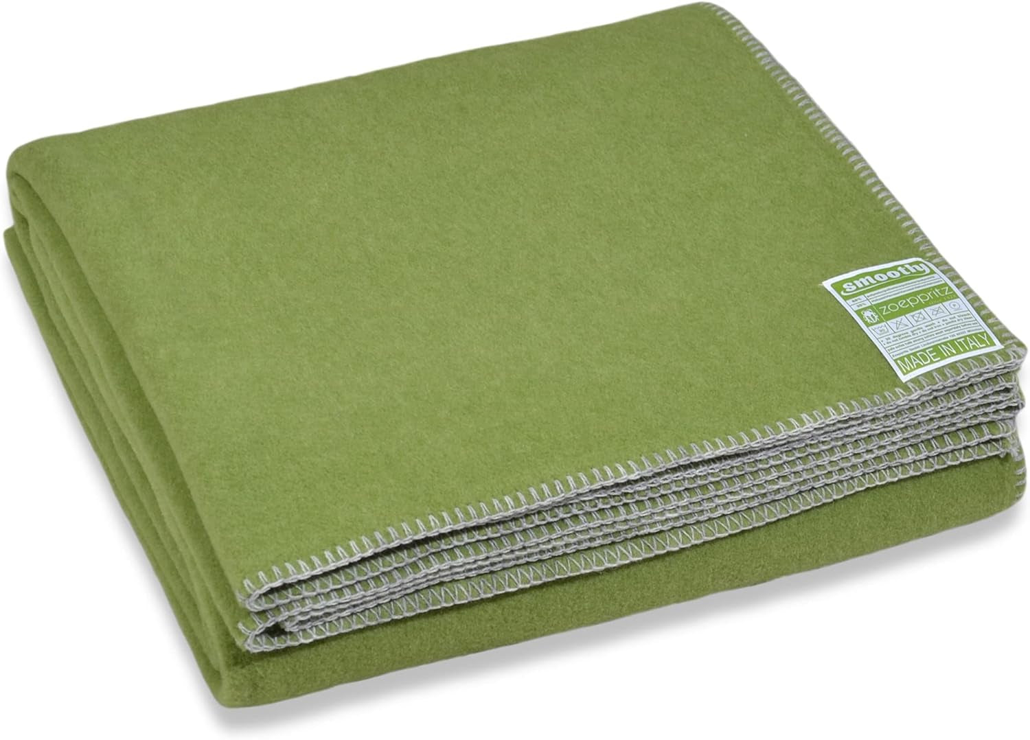 Zoeppritz from 1828 Smoothy fleece blanket - Fluffy comfortable polar fleece blanket - Vegan - 140X190Cm - 010 Off-White, 010 Offwhite Zoeppritz Beds and Covers Since 1828 Greetings 140X190Cm