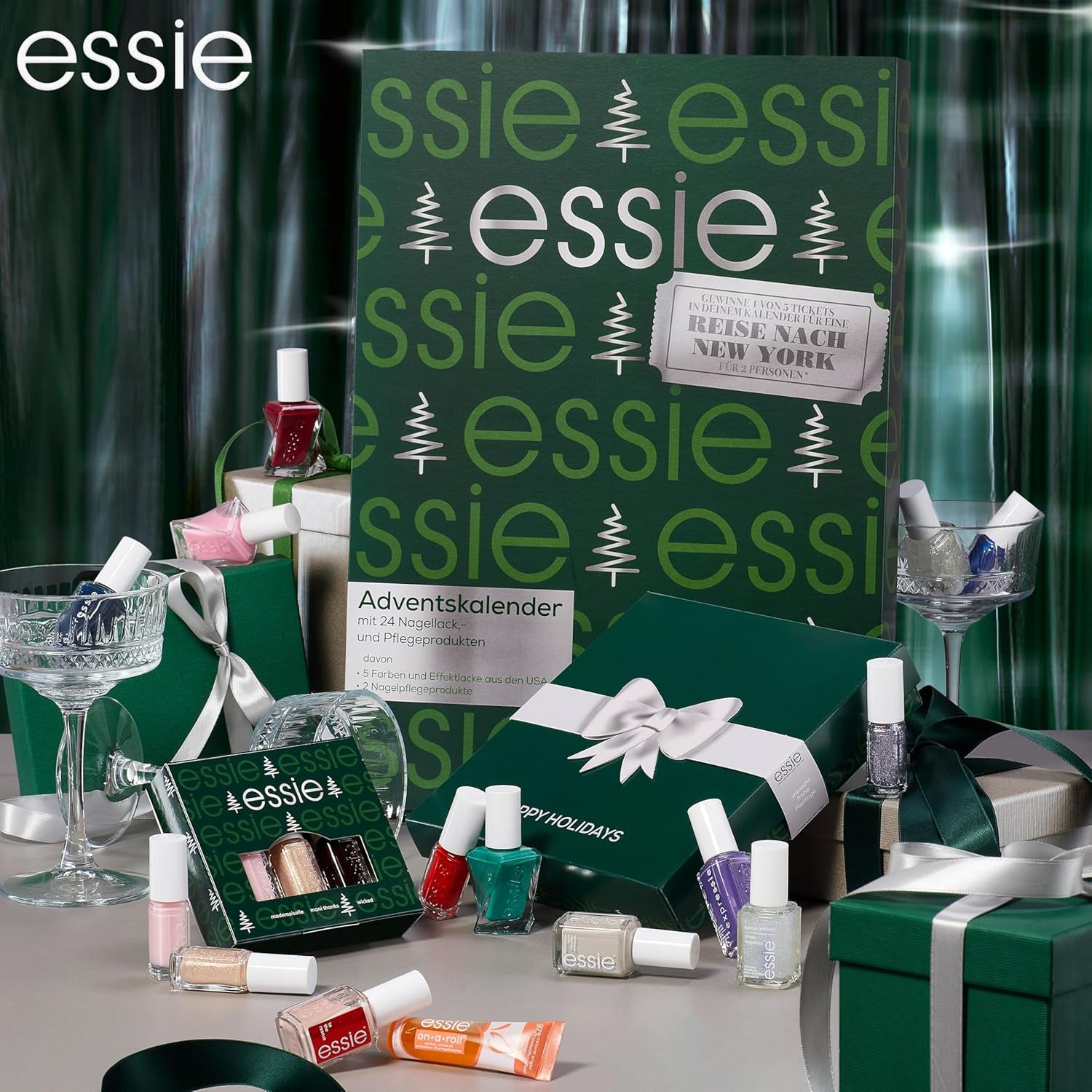 Essie Christmas Nail Art Set 2025 for festive looks