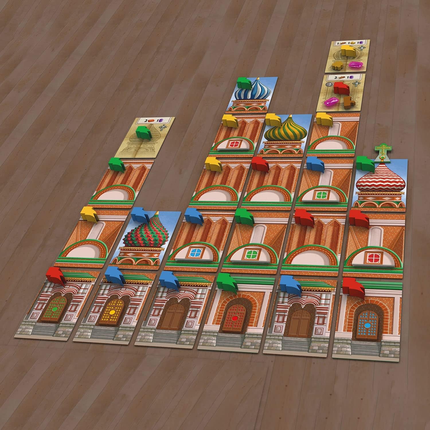 KOSMOS 682156 Red Cathedral, Builders of the Tsar, Strategy Game with Special Dice Mechanism, Board Game for 1-4 Players Ages 12+, Game for Connoisseurs