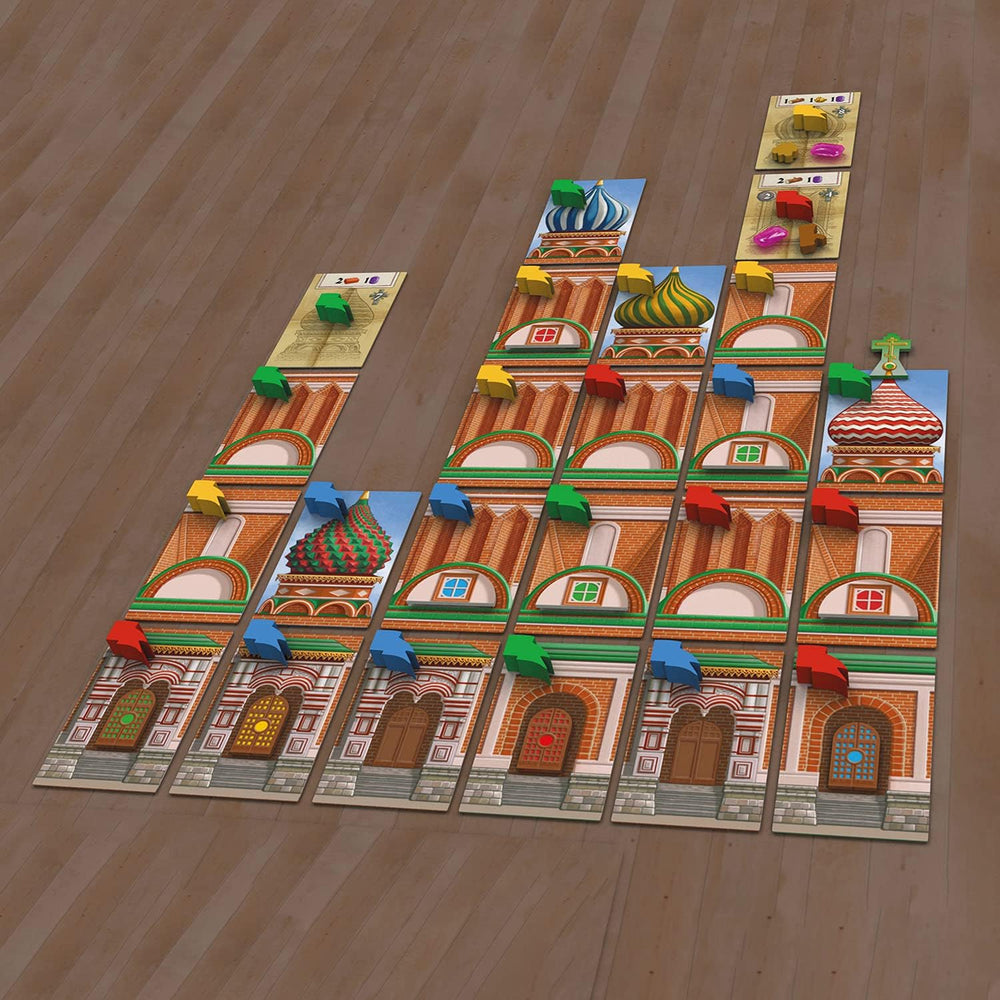 KOSMOS 682156 Red Cathedral, Builders of the Tsar, Strategy Game with Special Dice Mechanism, Board Game for 1-4 Players Ages 12+, Game for Connoisseurs