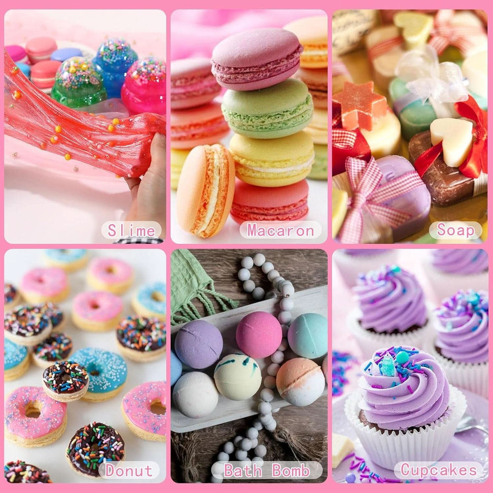 Set 12 coloranti alimentari lichizi, 10 ml Naty Shop