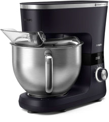 Philips 7000 Series Küchenmaschine - 5.5 Liter, 1000 Watt, 8 Speeds, Proknead Technologie, Rezepte, LED Smart Timer, Knethaken, Schneebesen Und Rührbesen (HR7962/01) Mother and Child Naty Shop