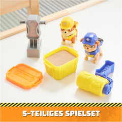 Rubble & Crew - Rubble & Mix Figure Action Figures Set, 2 Building Toys and 85G Kinetic Building Sand, Toy Suitable for Kids 3 Years and Up Action Figures Naty Shop
