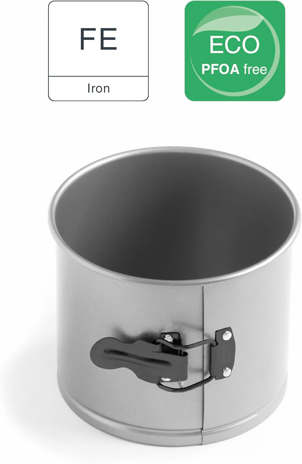 Panettone mold, removable, carbon steel, non-stick, diameter 16 cm, volume 2 liters Baking molds and trays Naty Shop