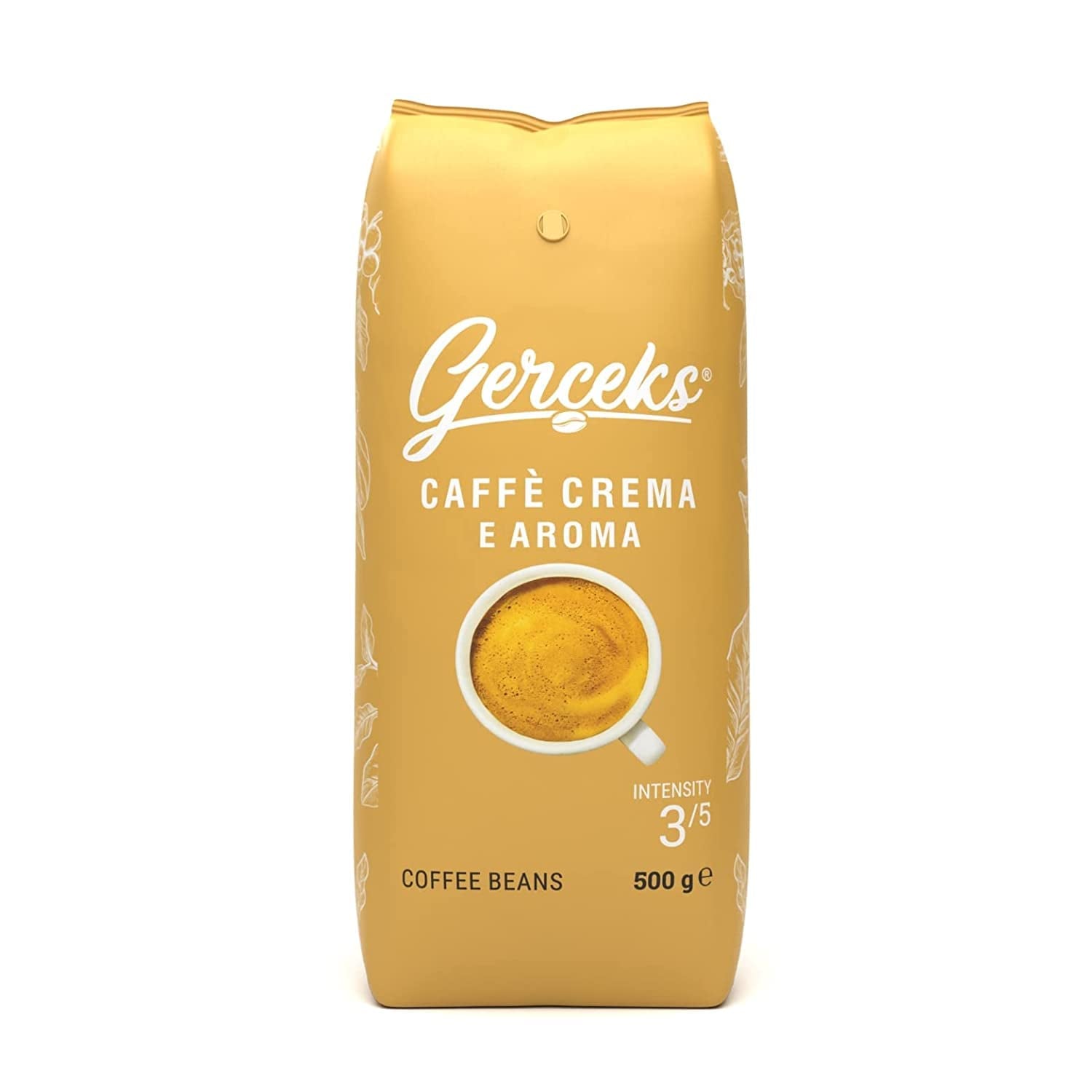 Caffe Crema E Aroma Kaffeebohnen 2kg (4x500g), Barista Kaffee schokoladig und säurearm, Espressobohnen kräftig, Bohnenkaffee mit Arabica und Robusta, feine Crema, ideal für Milchkaffee