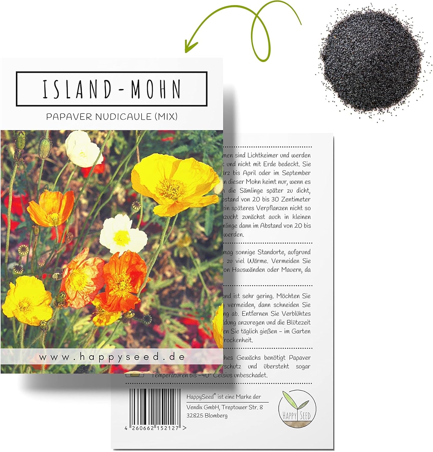Iceland Poppy Seed Mix (Papaver nudicaule) - Beautiful flowering poppies with a long flowering period for a colorful flower meadow (Iceland Poppy)