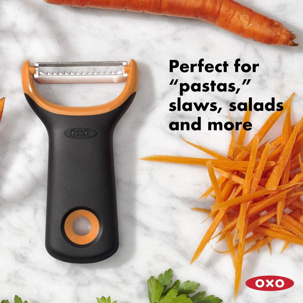 OXO Good Grips peeler cu funcție julienne, negru Peeler OXO