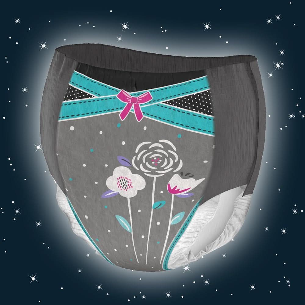 Scutece de noapte Huggies, pentru fete 8-15 ani (27-57 kg), foarte absorbante, 9 piese (pachet de 2) Mama si Copilul Naty Shop