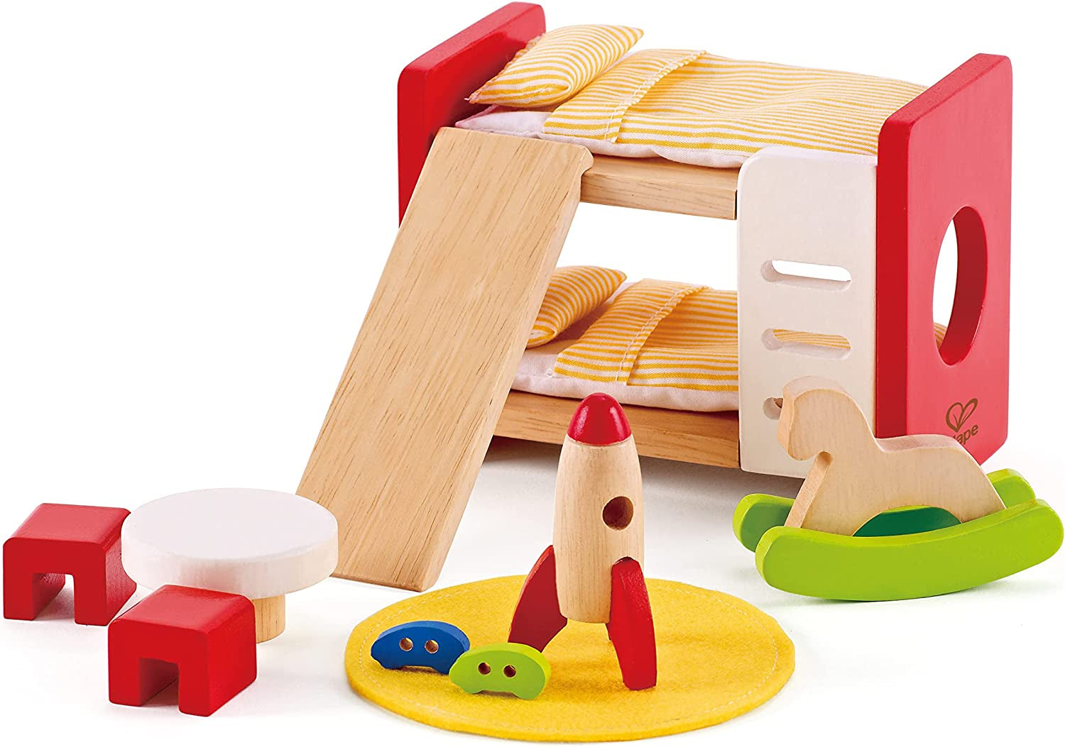 Hape E3459 - Children's room, small Dollhouses Naty Shop Children's room