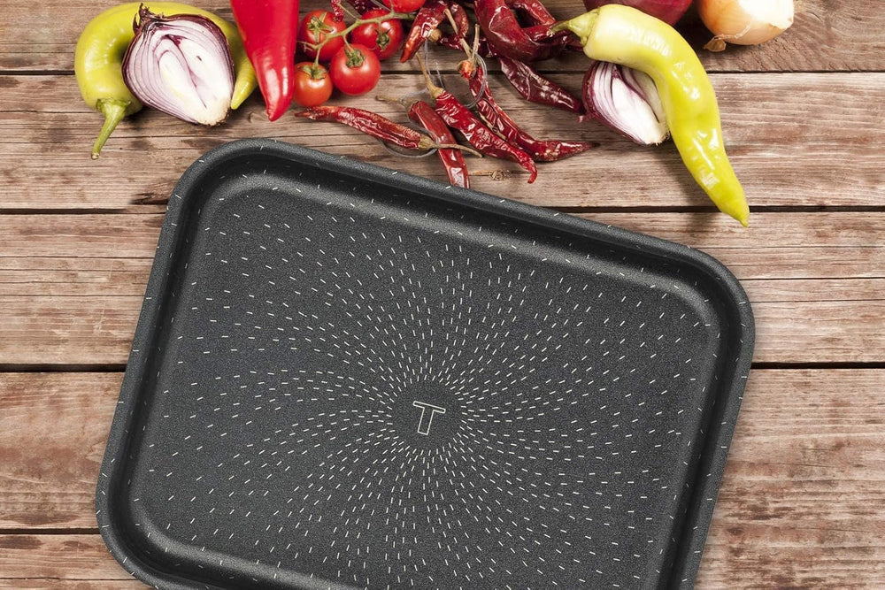 Tefal J1600502 Success Flach Mini Backofen Aluminum Schwarz 19X25 X 4.2 Cm Molds and trays for baking Naty Shop