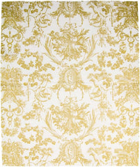 Șervețele de toaletă romantice, culori aurii, 15 bucăți per pachet