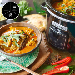 Slow cooker digital Crockpot, keep warm function, 2.4 liters (1-2 people) Slow Cooker Naty Shop