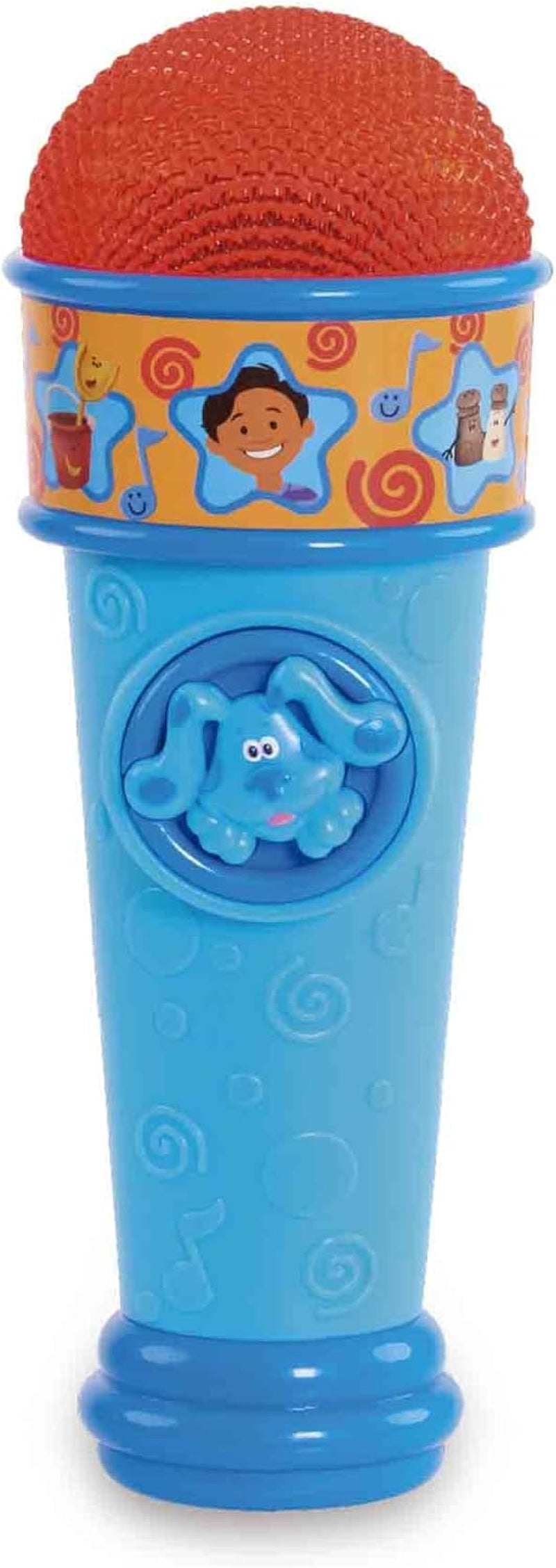 Blue and Tips, microfon albastru, jucărie pentru câini, Blues Clues, cu cântecul din seria de desene animate pentru băieți și fete de la 3 ani în sus, multicolor Jucarii Bebe Naty Shop