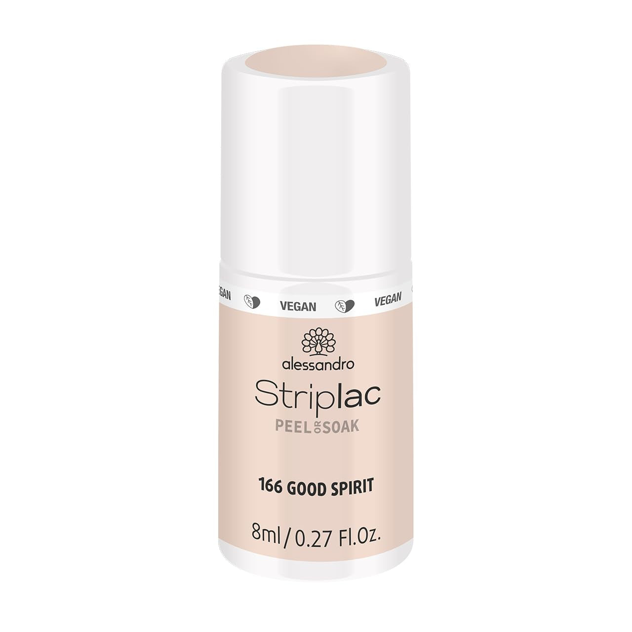 Alessandro Striplac White Honeymoon UV nail polish - Delicate and long-lasting - Easy removal thanks to the removal technology - Vegan and cruelty-free - 8 ml