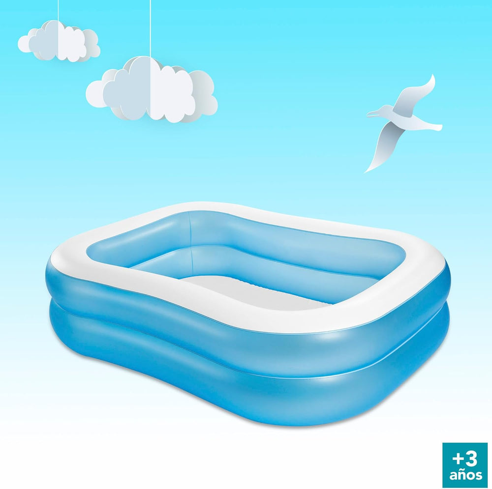 Intex Swim Center Family Pool, Inflatable, Dimensions: 203cm x 152cm x 48cm (57180NP)