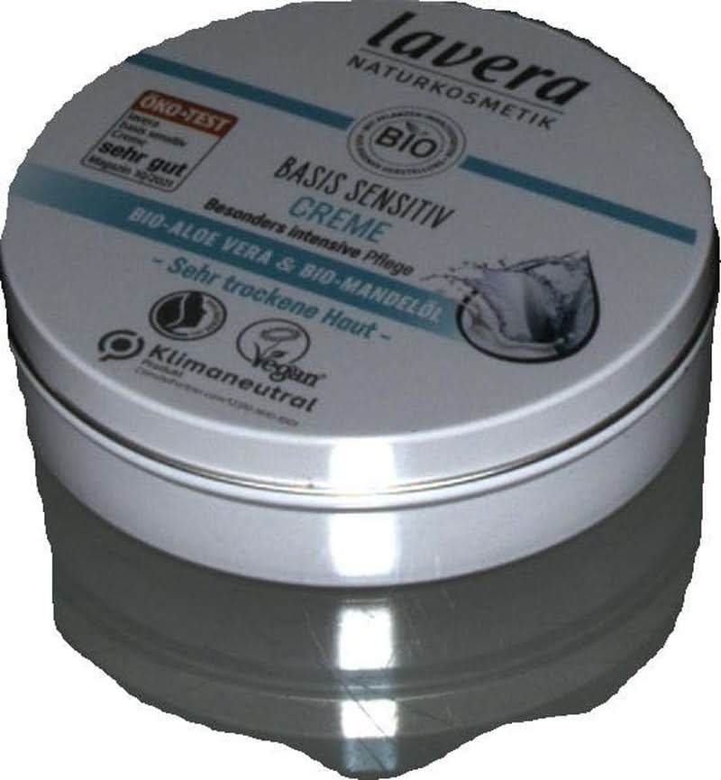 Lavera Basis Sensitiv, intensive care for dry skin with Aloe Vera and almond oil, 150 ml Naty Shop