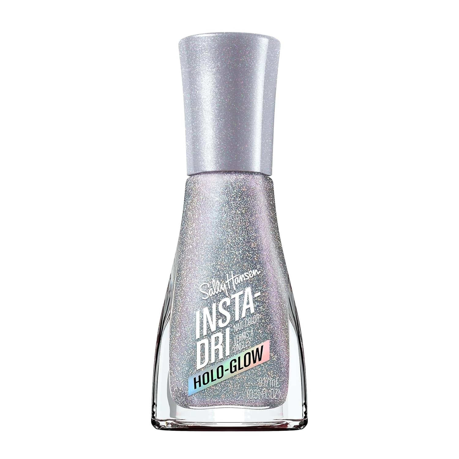 Insta-Dri Holo-Glow, Euphoric Nail Polish, Easy to Use, Long Lasting, Beautiful Colors, Easy to Apply on Nails, No Chips, 19ml