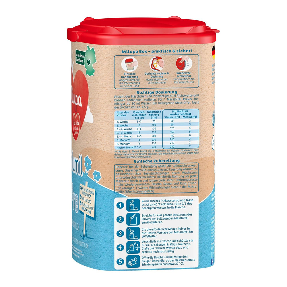 Milumil Milupa Milk powder for babies, the first milk since birth, 800 g