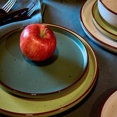 Ardenne, Geschirrset 18 Teile für 6 Personen, Porzellan, multicolor