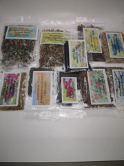 Wildflower Seed Set, 10 Varieties, 28,000 Seeds, Meadow Wildflower Mix with Poppies, Bluebells, Marigolds, Daisies and More, All Individually Wrapped