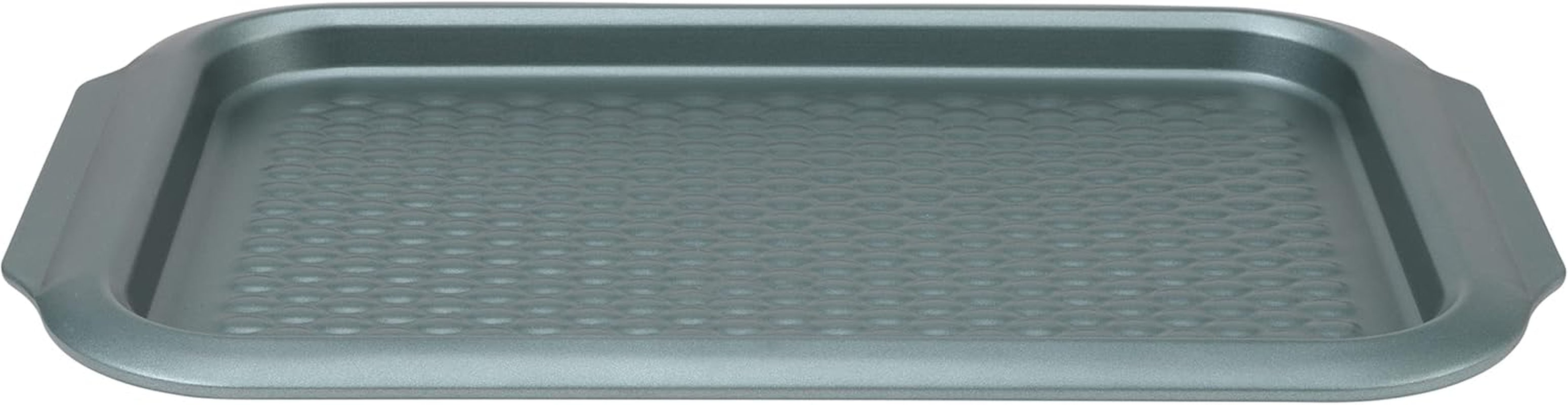 Progress BW09819G2EU7 Shimmer Kollektion, Runde Backform Aus Kohlenstoffstahl Mit Antihaftbeschichtung, Ideal Für Pies, Kuchen, Torten Und Quiches, 28 Cm, Grün Molds and baking trays Naty Shop 39Cm Backblech