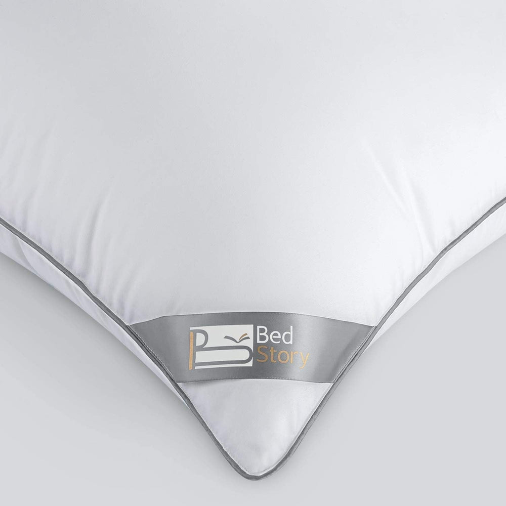 Pernă Bedstory, 2-Pack, calitate hotelieră, pernă pentru dormit, alternativă, de susținere și hipoalergenică pentru cei care dorm pe stomac, spate și lateral Perne standard Naty Shop