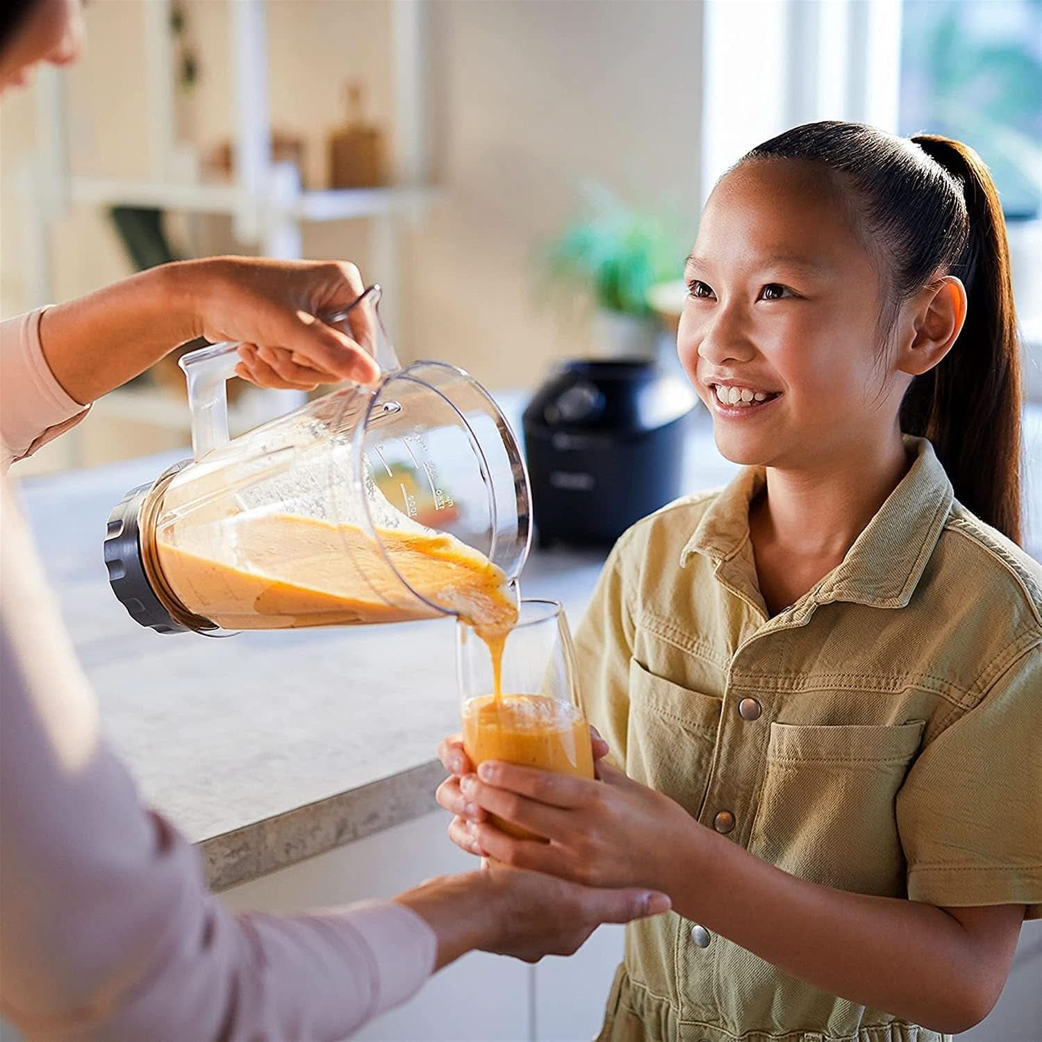 Philips Standmixer Und Smoothie Maker – 600W, 2-Liter-Becher, Homeid-App, 2 Geschwindigkeitsstufen + Impulsfunktion, Problend, Ice-Crush-Funktion (HR2291/41) Kitchen Naty Shop