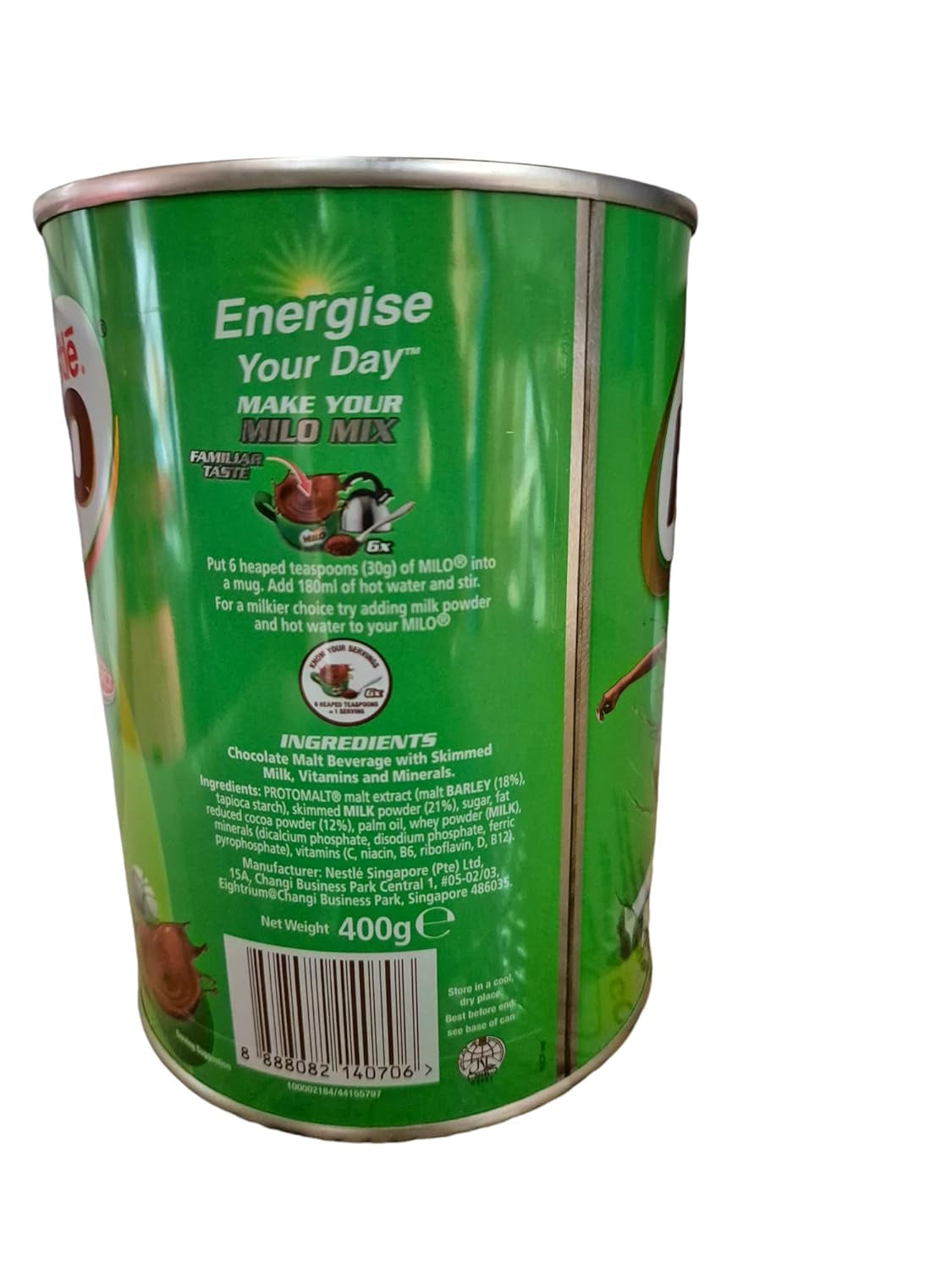 -Set: MILO - Instant Kakao Drink 400g + NIDO - Milchpulver 400g