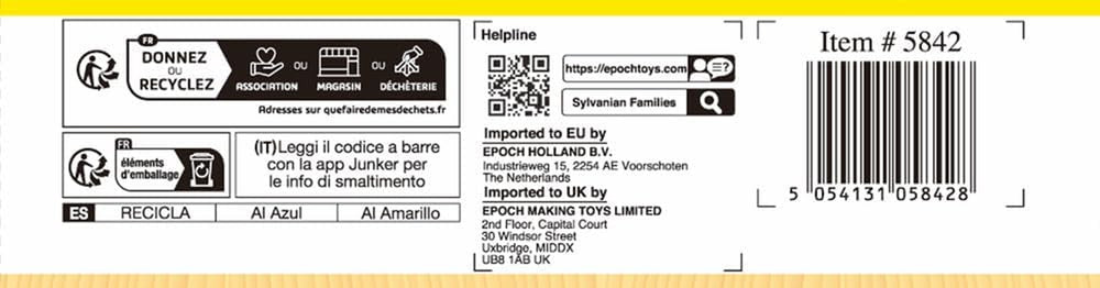 Sylvanian Families 5842 Set Prieteni Fantasy pentru Bebeluși, Set de Joacă cu Figurine de Animale, Jucărie pentru Copii de la 3 Ani în sus