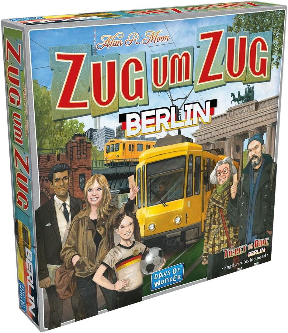 Days of Wonder, Ticket to Ride: Berlin, family game, board game, 2-4 players, ages 8+, 10-15 minutes, German