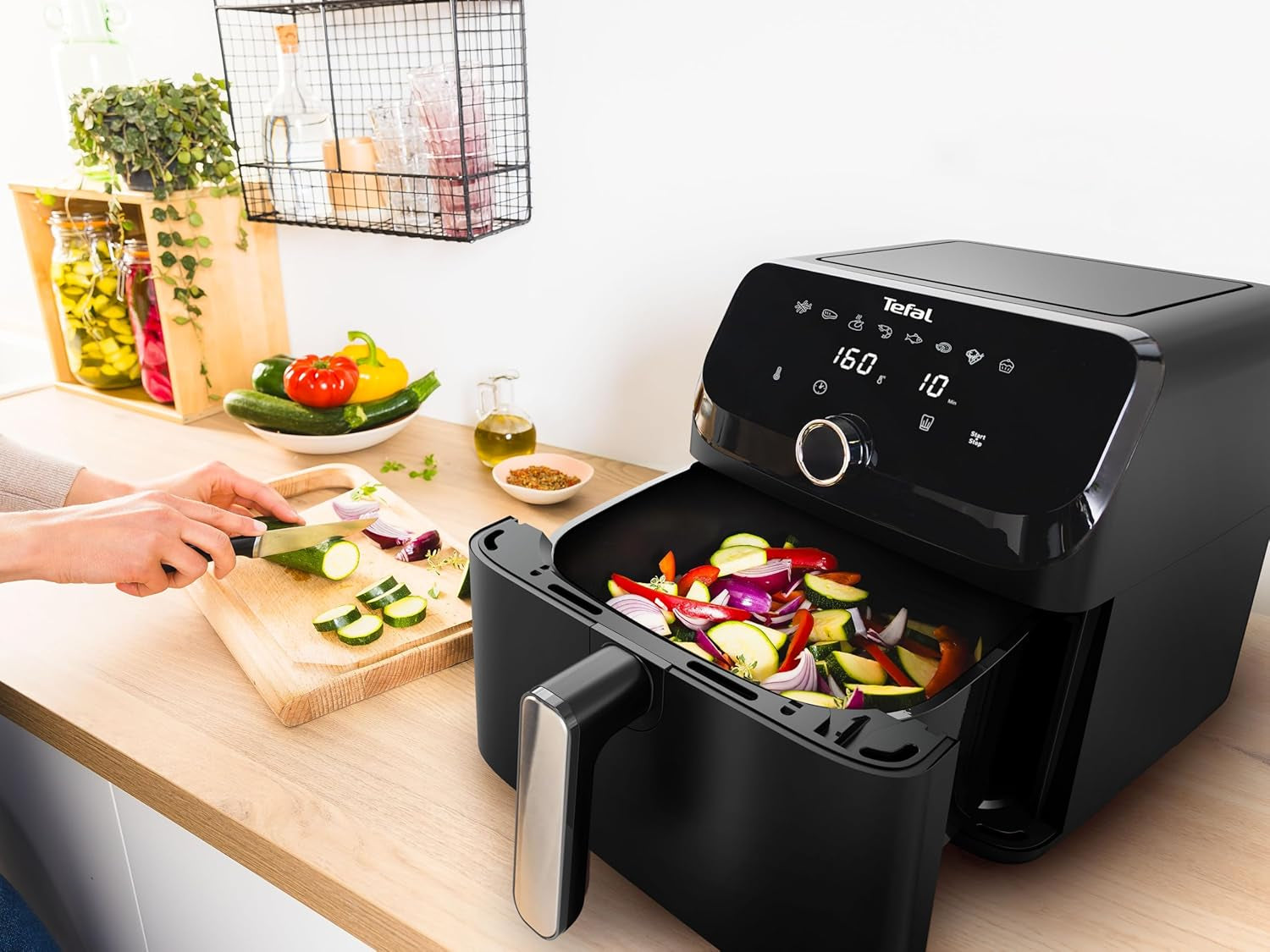 Tefal Easy Fry Mega Hot Air Fryer, 7.5 liter capacity, up to 8 people, EY8558E0 Appliances Naty Shop