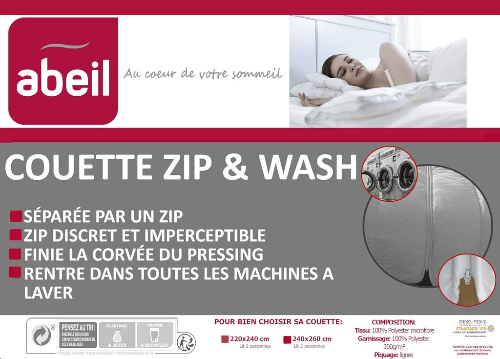 Pledă cu fermoar și spălare, 220 X 240 cm Plapumi si pilote Naty Shop