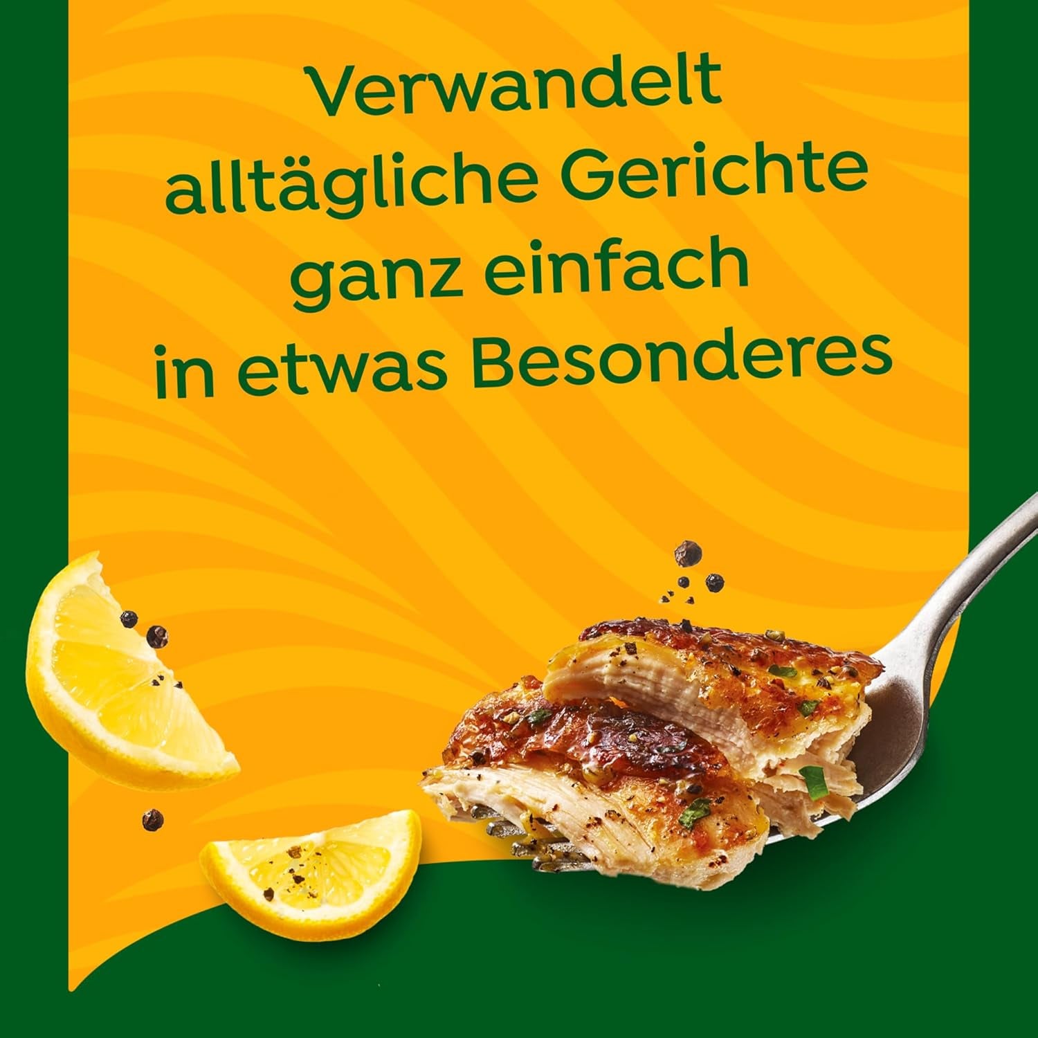 Knorr Schnell gewürzt Kochpaste Gebratenes Hühnchen, Zitrone & Pfeffer einfach & schnell für einen besonders intensiveven, geballten Gesmack 165 g