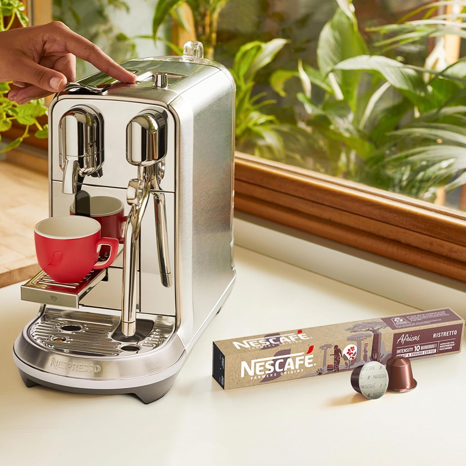 NESCAFÉ Farmers Origins Africas Ristretto 6 x 10 Kaffeekapseln - Kaffeekapseln für Nespresso-Maschinen