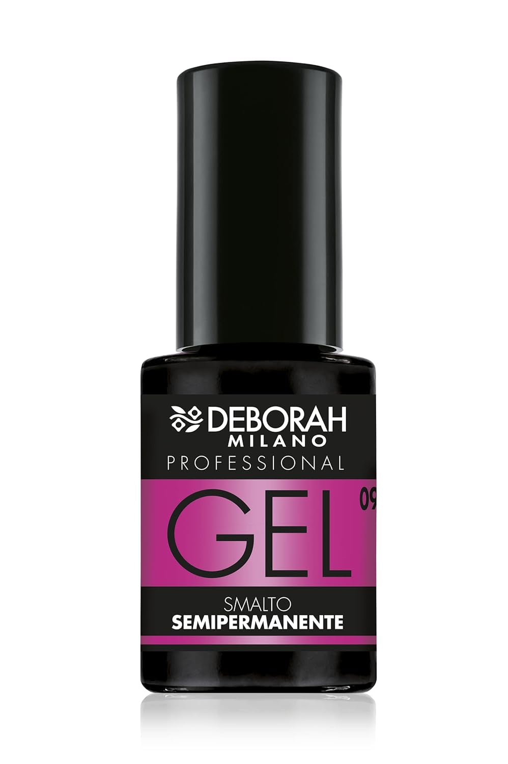 Milano Professional semi-permanent nail polish, no. 21 Burgundy, volumizing effect, long-lasting, for intense and glossy nails, 4.5 ml