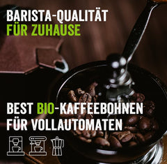 La Natura Lifestyle BIO KAFFEEBOHNEN (1000g) | CREMA BIO Bohnenkaffee | GANZE BOHNEN | Arabica & Robusta | Vollautomaten & Siebträgermaschinen