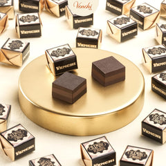 Venchi - Cremino Extra Black Chocolate - Dark chocolate with almond paste and "Piedmontese forest hazelnuts PGI", 1 kg, gluten-free, without colorings and without preservatives