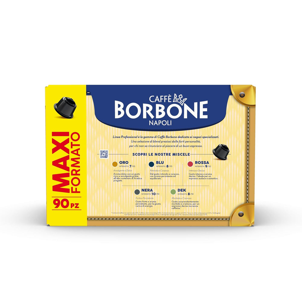 Caffè Borbone Blaue Kaffeemischung - 90 Kapseln - Kompatibel mit Kaffeemaschinen der Marke Nescafè®* Dolce Gusto®*